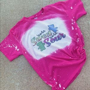 Kind of Sweet, Kind of Sour. Bleached T-shirt